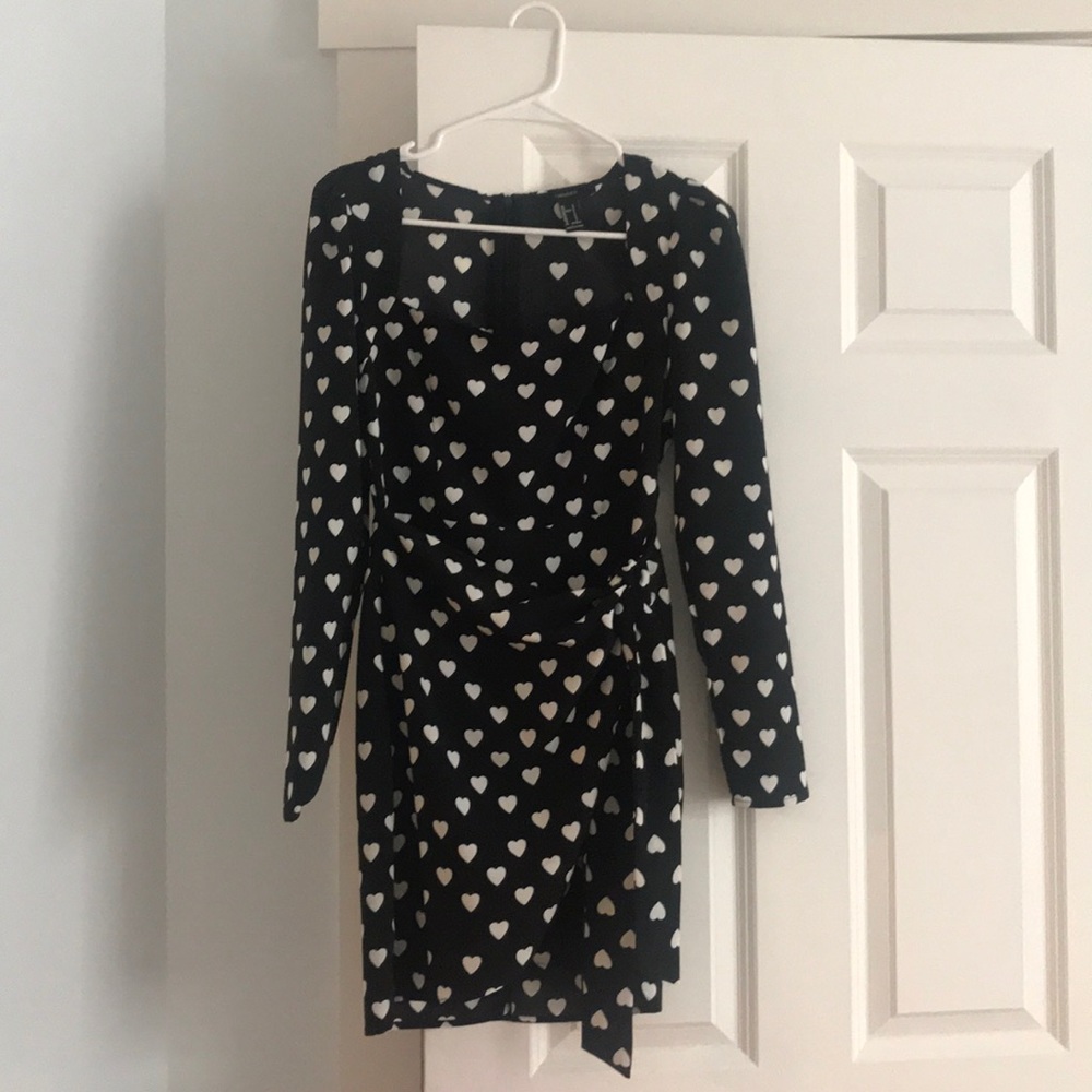 Forever21 Heart Print Dress